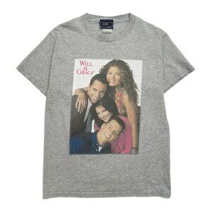 Vintage NBC Will & Grace TV Show Graphic Tee S